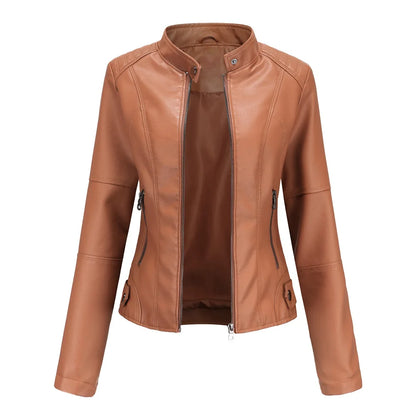 Bellini | Giacca in pelle liscia minimalista