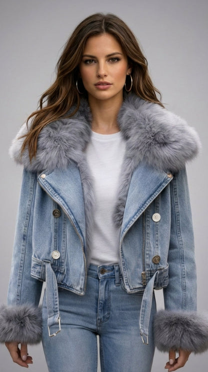 CHAQUETA VESPERA CON FORRO DE PELO