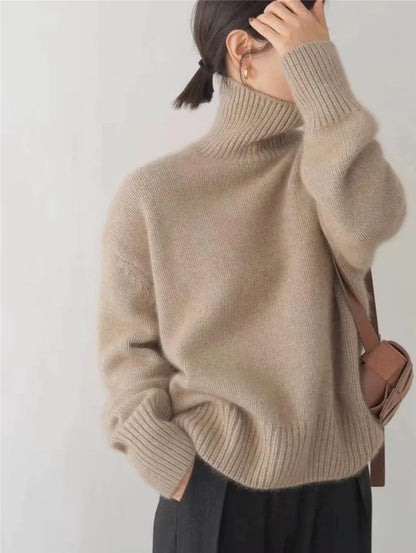 MIA™ | JERSEY DE CUELLO ALTO DE CACHEMIRA