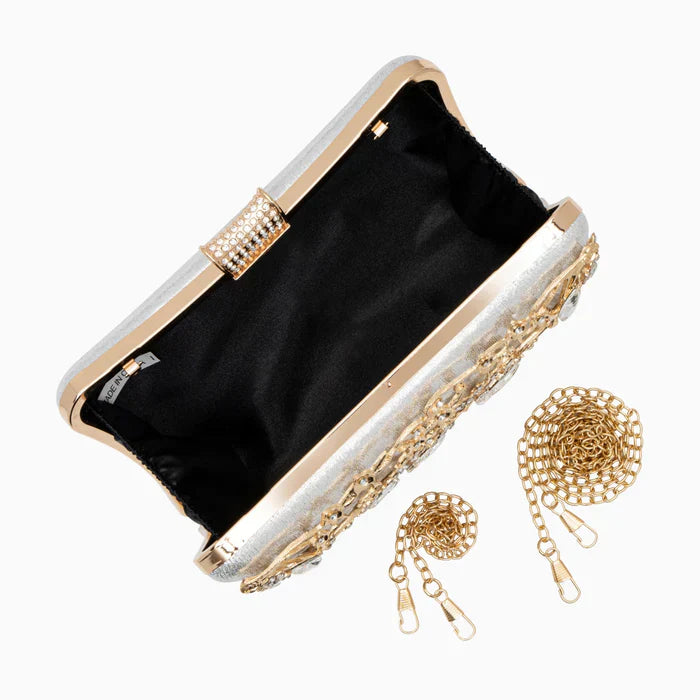 POCHETTE NOIRÉA STRASS