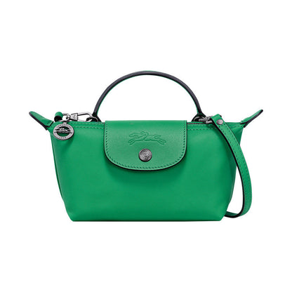 MINI BOLSO DE PIEL LONGCHAM | VERDE