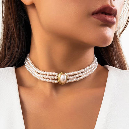 CHOKER MULTIHILO VINTAGE LUZ