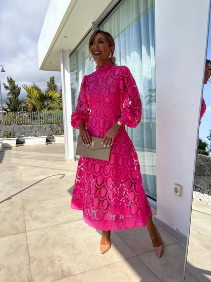 GRECIA | VESTIDO DE ENCAJE FRANCES ELEGANTE