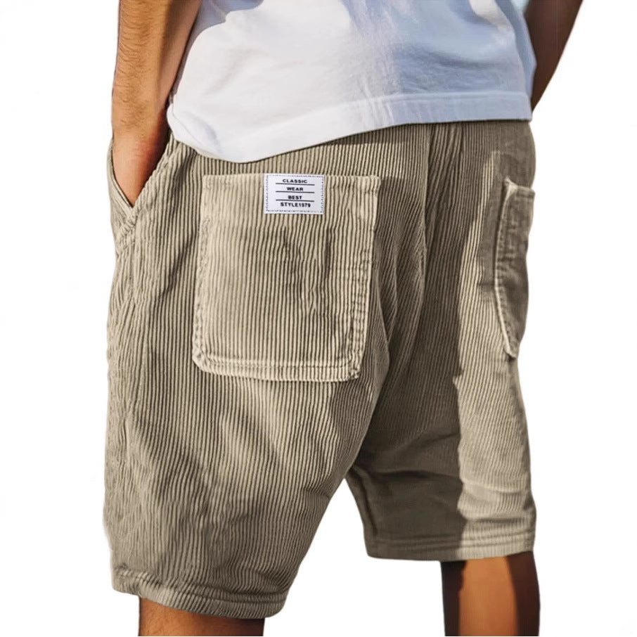 Shorts de terciopelo con estilo y confort diario