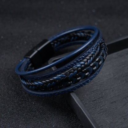 Brazalete Ragnar | Pulsera de Cuero Trenzado