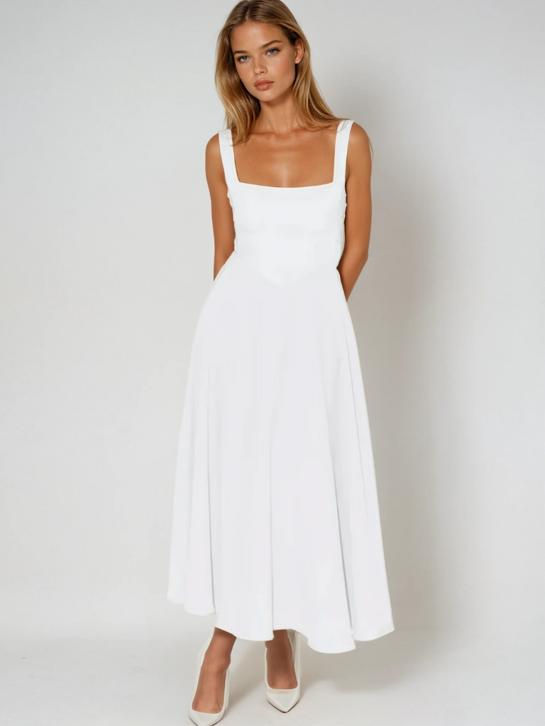 SCARLETT | VESTIDO DE ESCOTE CUADRADO