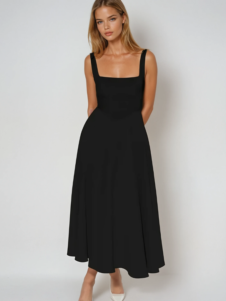 SCARLETT | VESTIDO DE ESCOTE CUADRADO