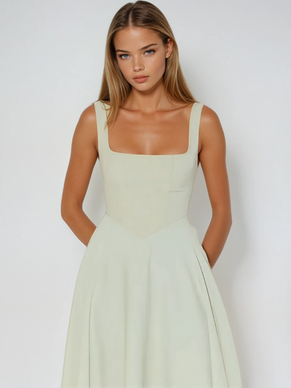 SCARLETT | VESTIDO DE ESCOTE CUADRADO