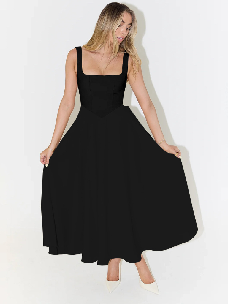 SCARLETT | VESTIDO DE ESCOTE CUADRADO