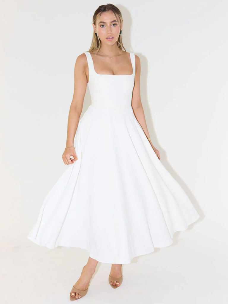 SCARLETT | VESTIDO DE ESCOTE CUADRADO