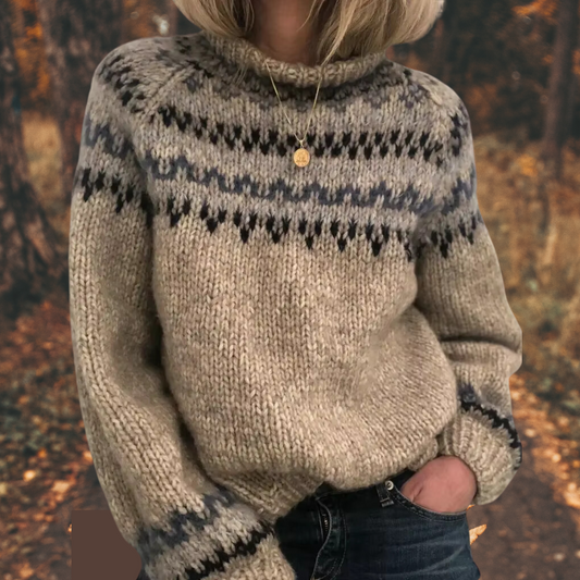 JERSÉY NORDIC CON ESTILO INVERNAL