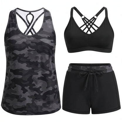TANKINI DEPORTIVO TROPICAL NEREA