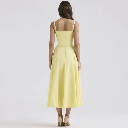 ROMANA | VESTIDO MIDI CON CORSET
