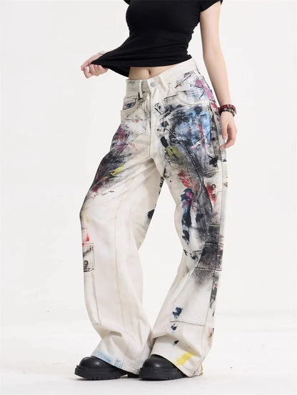 JEANS AMERICAN VINTAGE DOODLE WIDE LEG