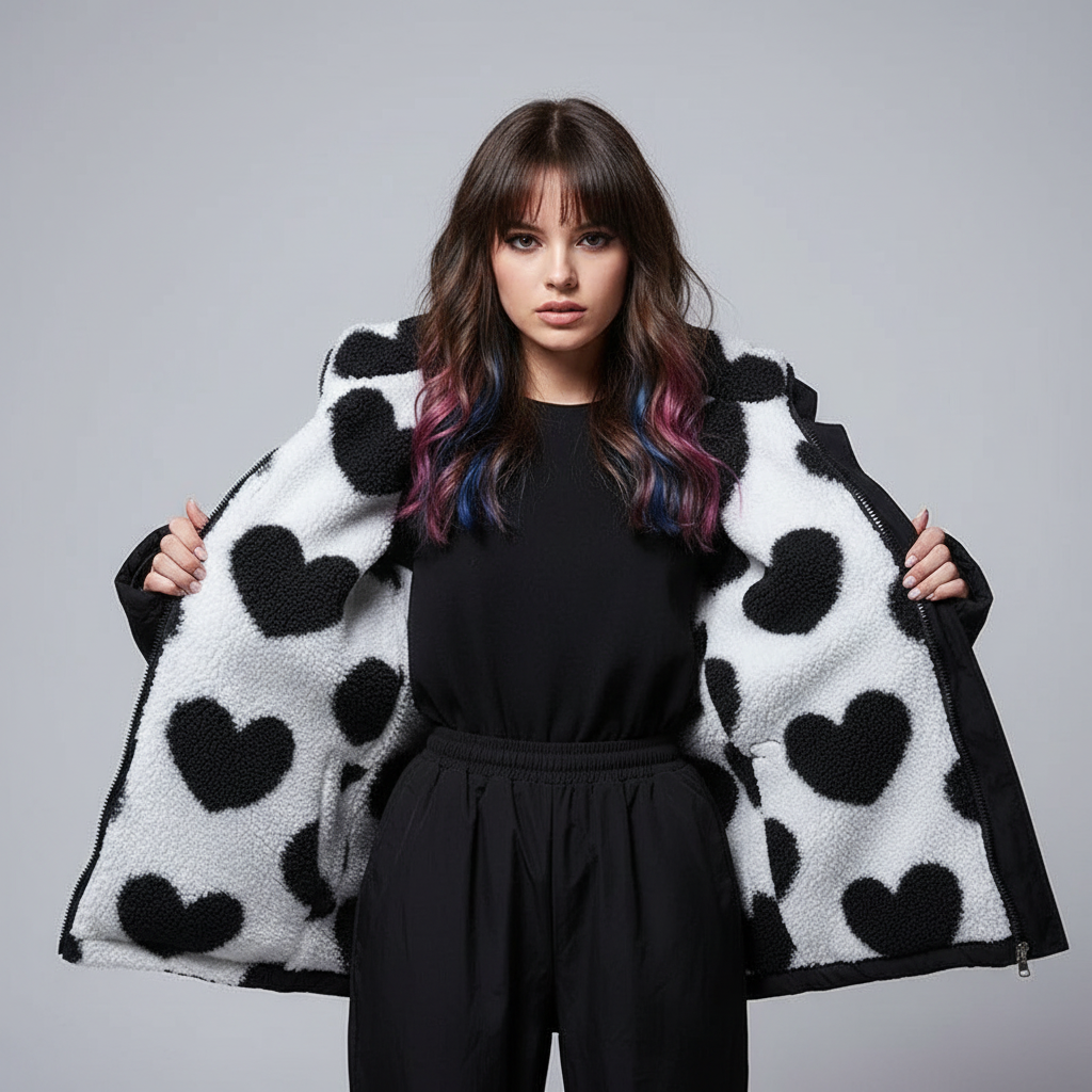 CHAQUETA POLAR REVERSIBLE 2en1