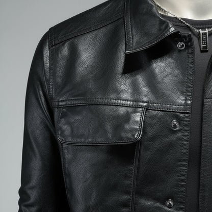 CHAQUETA DE CUERO VELLOR PREMIUM