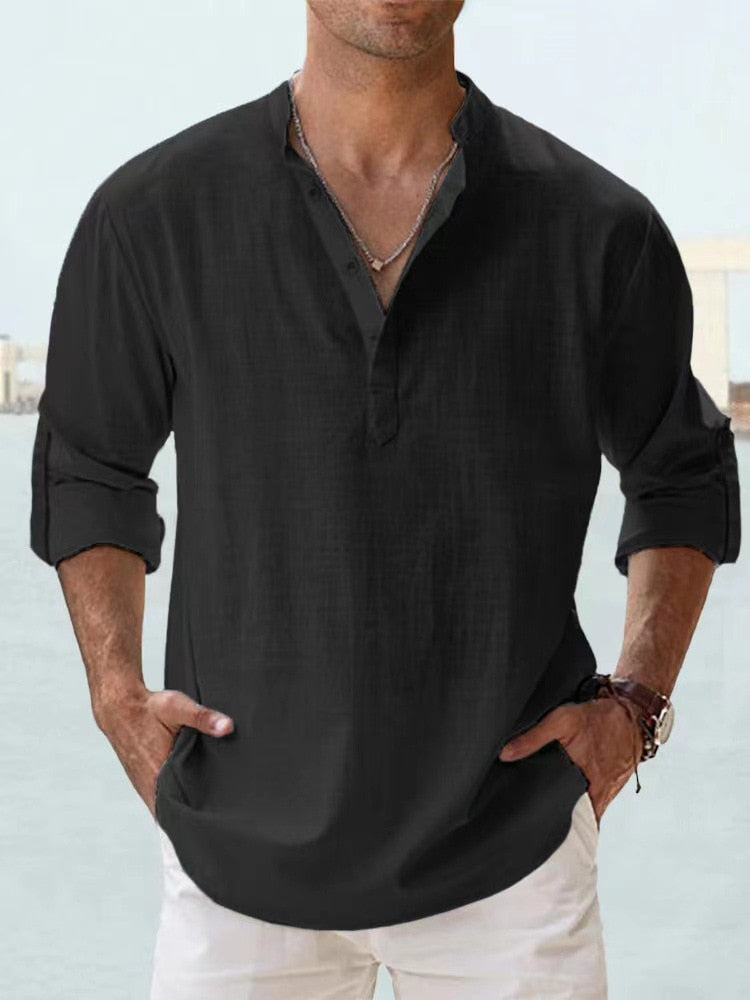 ALEXANDER™ | CAMISA DE LINO