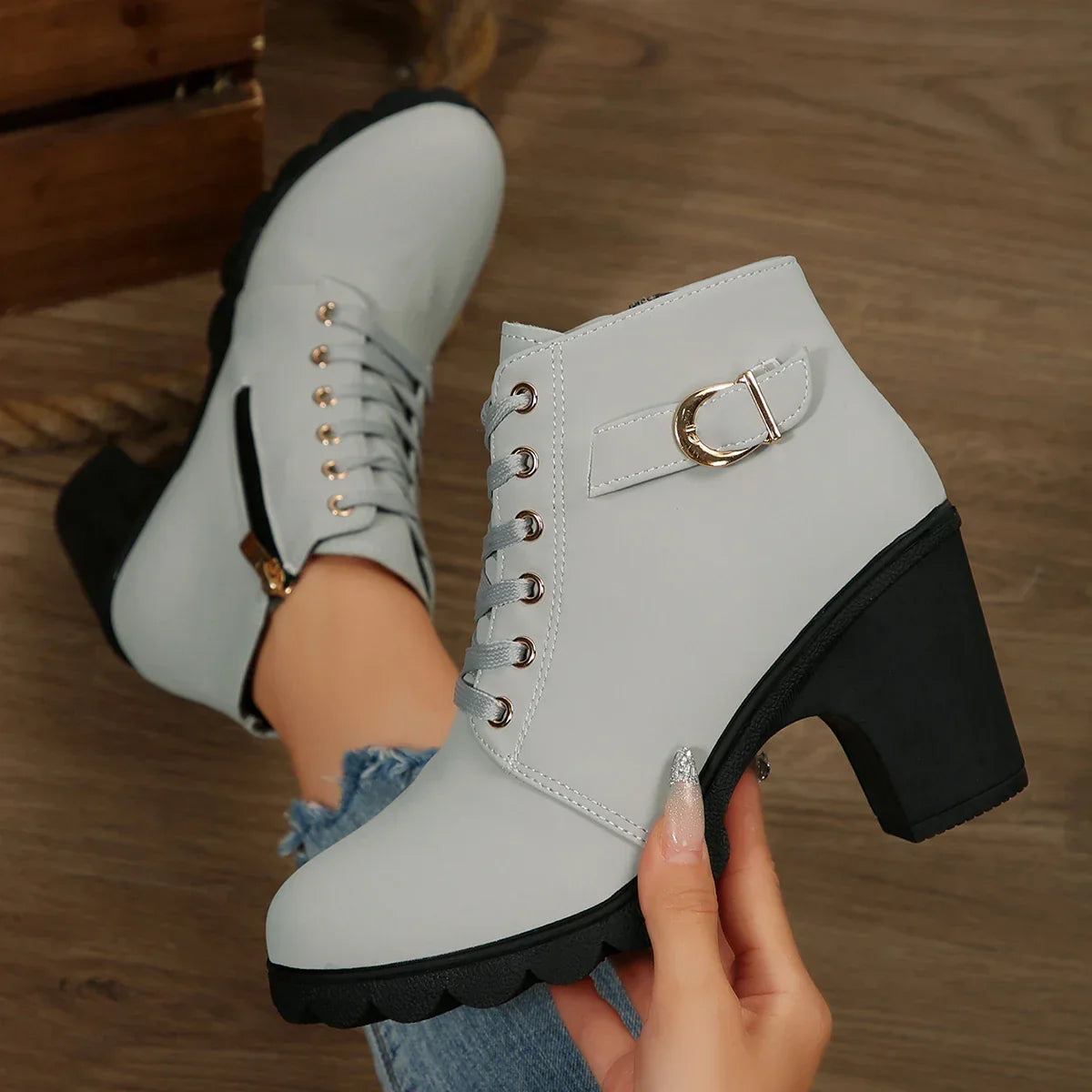CLAIRE™ | BOTINES CÓMODOS DE TACÓN
