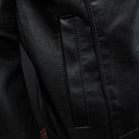 CHAQUETA DE CUERO VELLOR PREMIUM