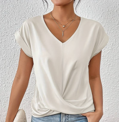 Luna™ – Blusa escote en V elegante y versátil