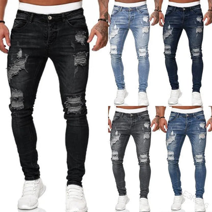 RIPPED SKINNY JEANS
