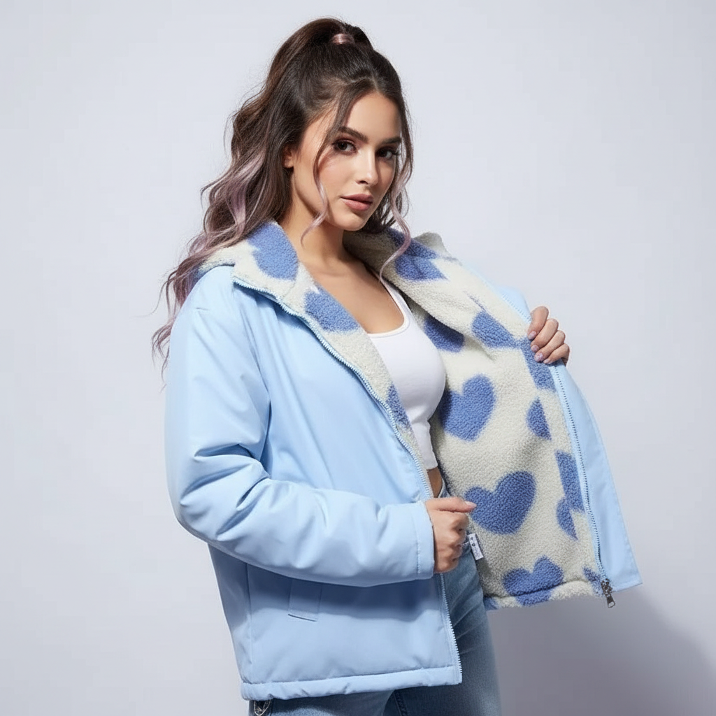 CHAQUETA POLAR REVERSIBLE 2en1