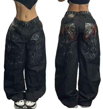 JEANS HIGH STREET WIDE LEG CINTURA ALTA