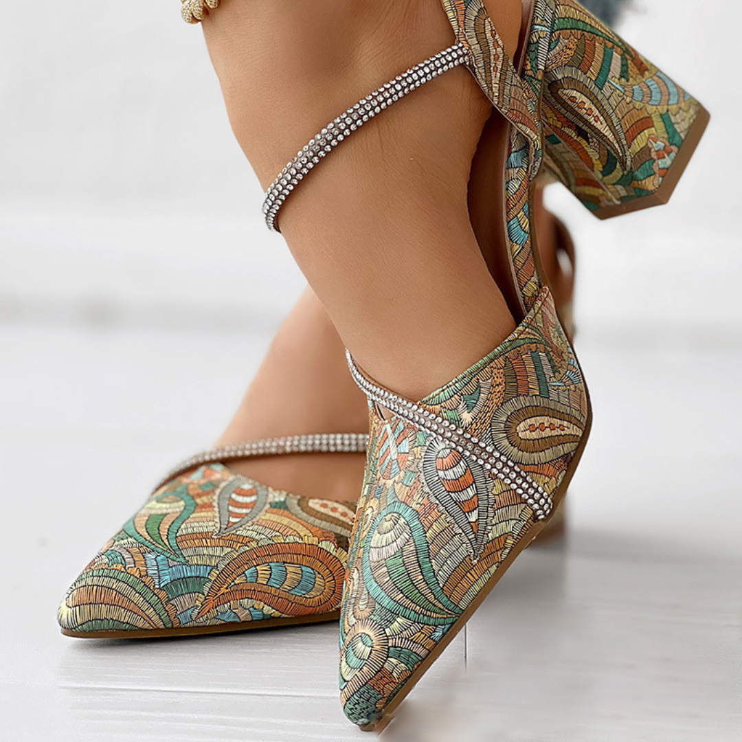 FLORAL HEEL – TACONES CON ESTAMPADO FLORAL
