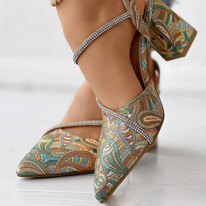 FLORAL HEEL – TACONES CON ESTAMPADO FLORAL