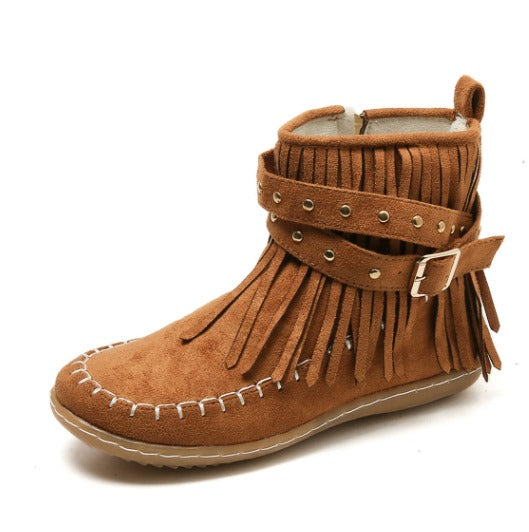 BOTINES CON FLECOS