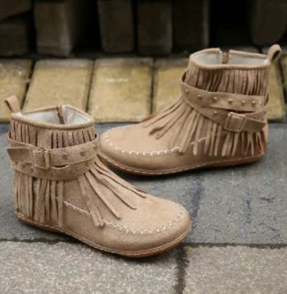 BOTINES CON FLECOS