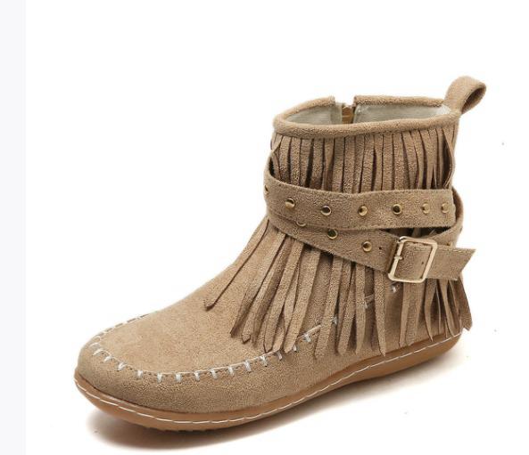 BOTINES CON FLECOS