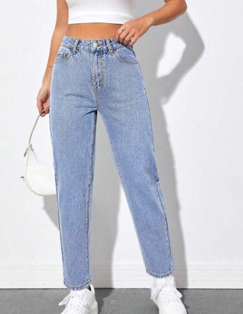 JEANS DE TIRO ALTO