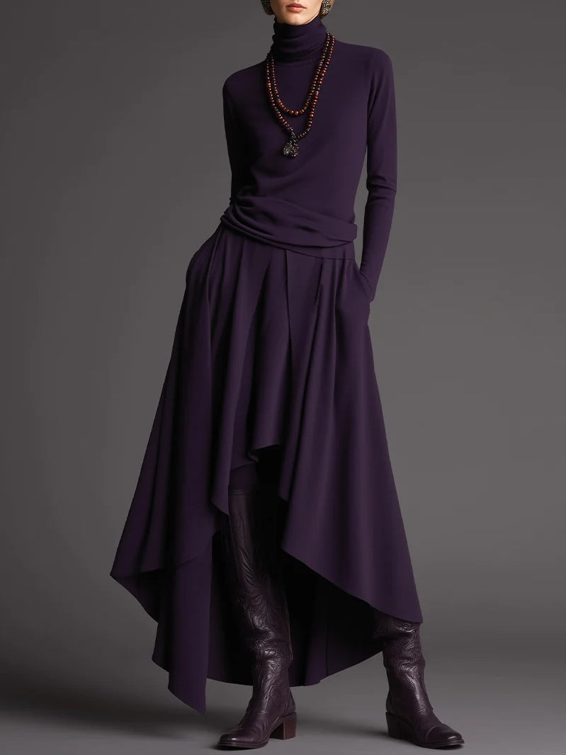 CONJUNTO DE PUNTO BOHO CHIC VIOLA