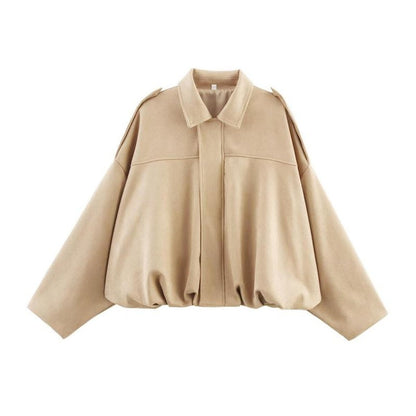 CHAQUETA OVERSIZE BOMBER DE ANTE