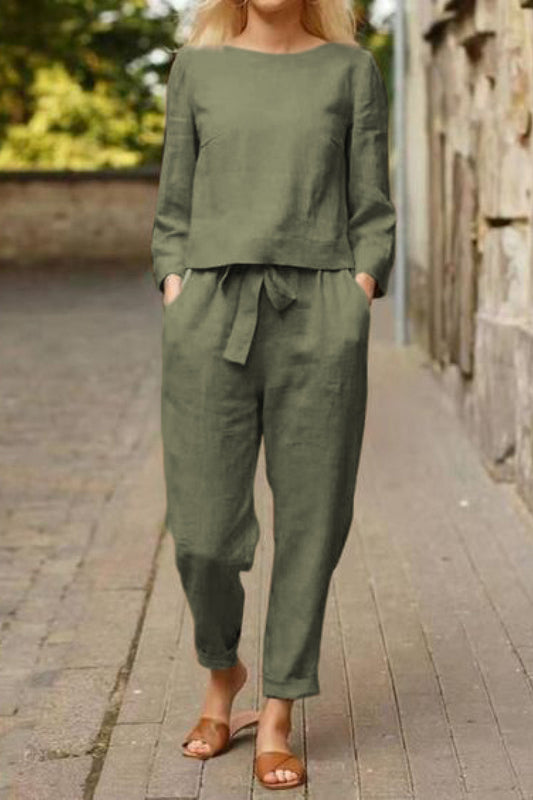 CONJUNTO COTTON-LINEN MONOCHROME