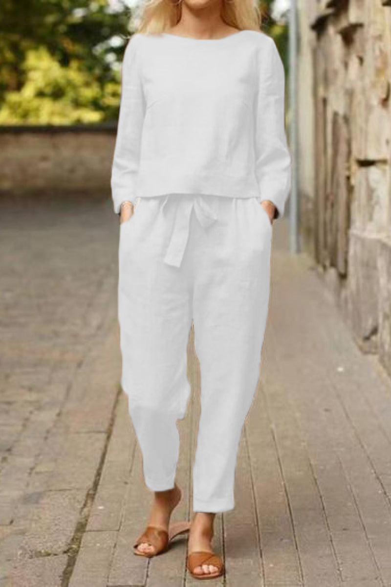 CONJUNTO COTTON-LINEN MONOCHROME