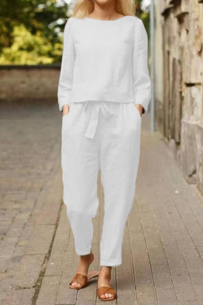 CONJUNTO COTTON-LINEN MONOCHROME