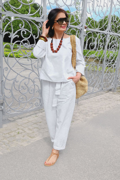 CONJUNTO COTTON-LINEN MONOCHROME
