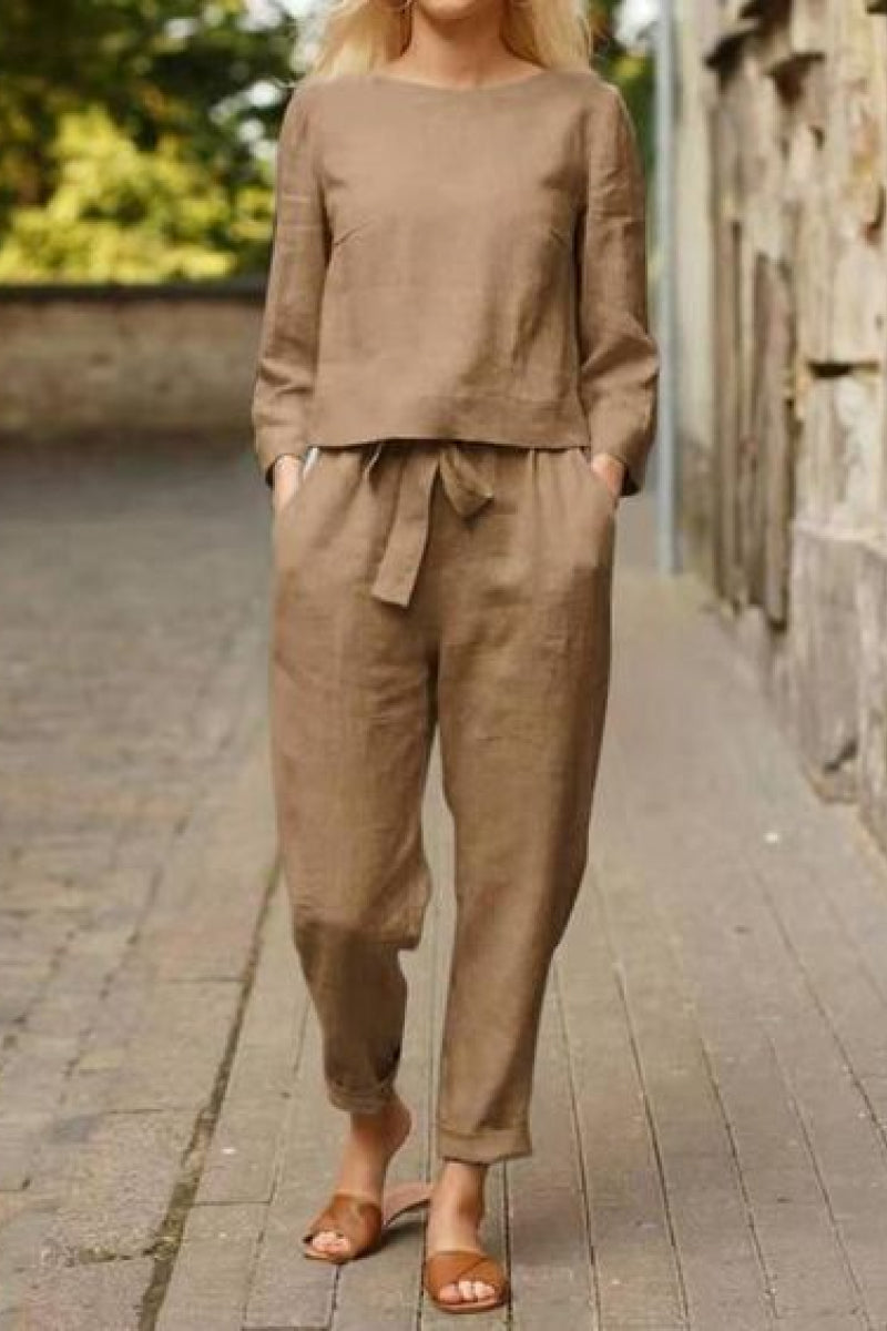 CONJUNTO COTTON-LINEN MONOCHROME