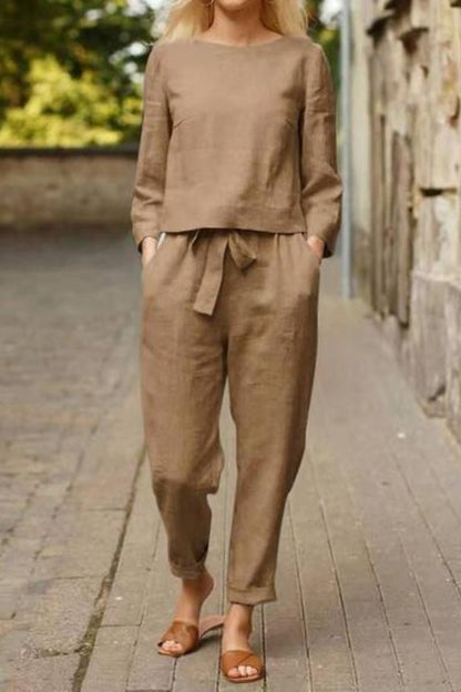 CONJUNTO COTTON-LINEN MONOCHROME