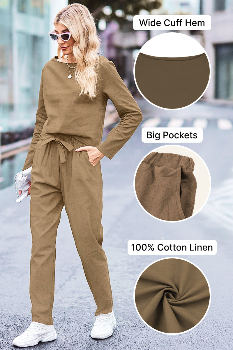 CONJUNTO COTTON-LINEN MONOCHROME