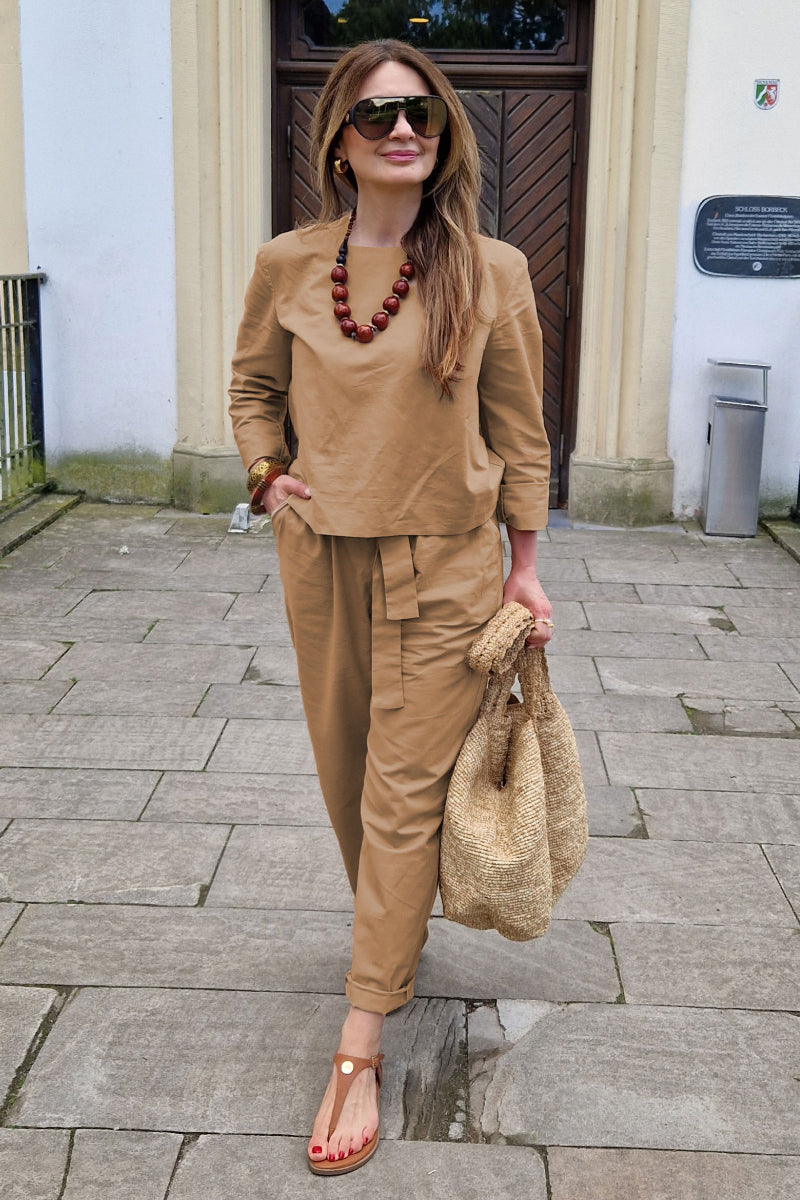 CONJUNTO COTTON-LINEN MONOCHROME
