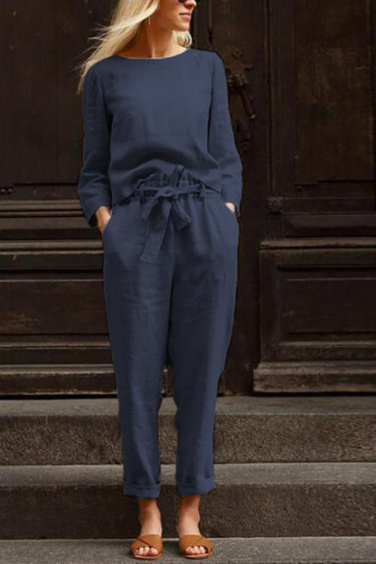 CONJUNTO COTTON-LINEN MONOCHROME