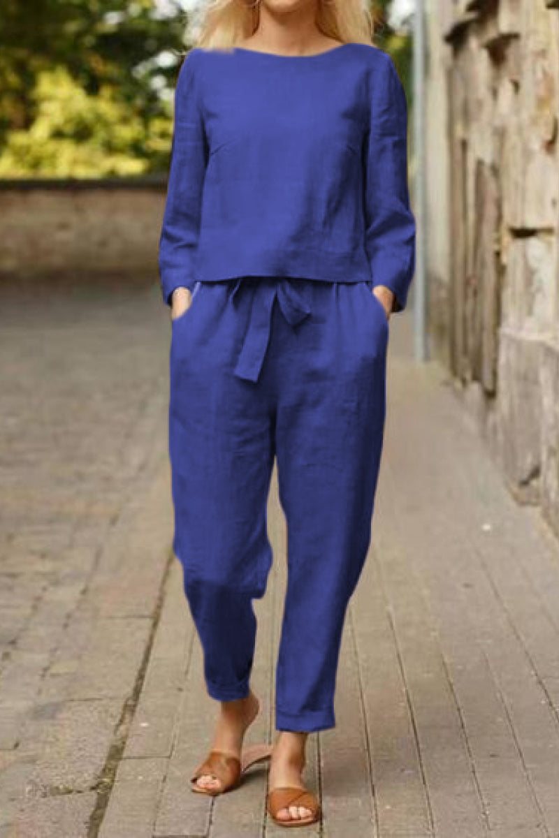 CONJUNTO COTTON-LINEN MONOCHROME