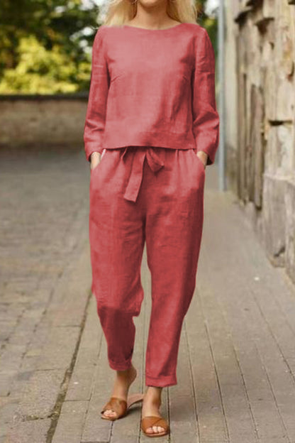 CONJUNTO COTTON-LINEN MONOCHROME