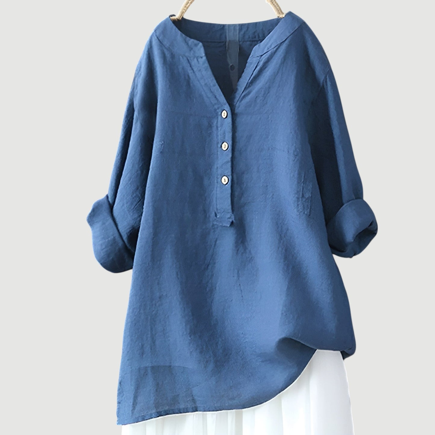 BLUSA LIGERA CON BOTONES