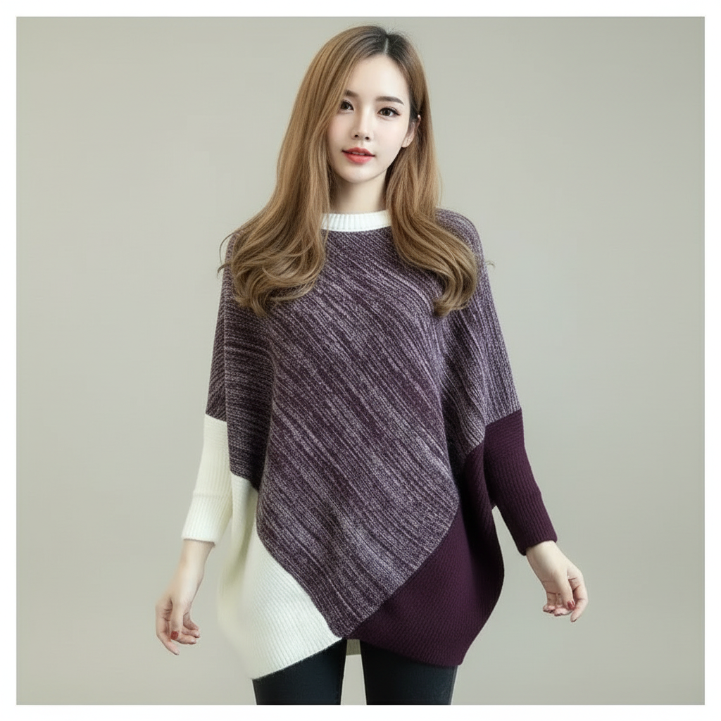 LYRA™ | JERSEY HOLGADO ASIMÉTRICO VINTAGE