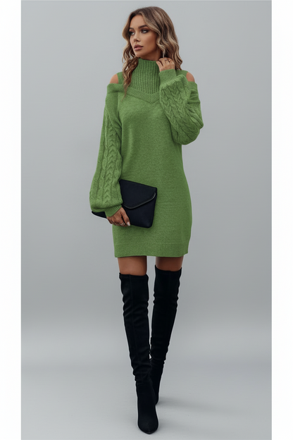 VESTIDO DE PUNTO MIDI