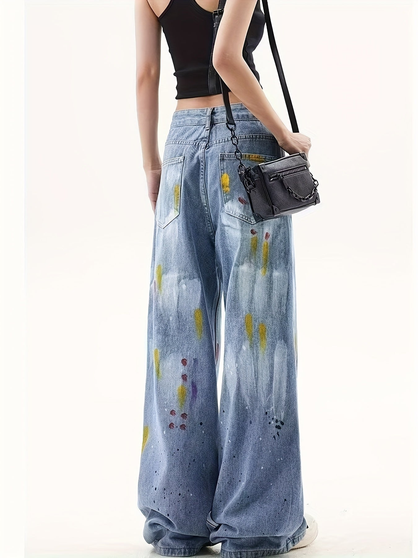 PANTALÓN PRINT GRÁFICO FLARE STREET